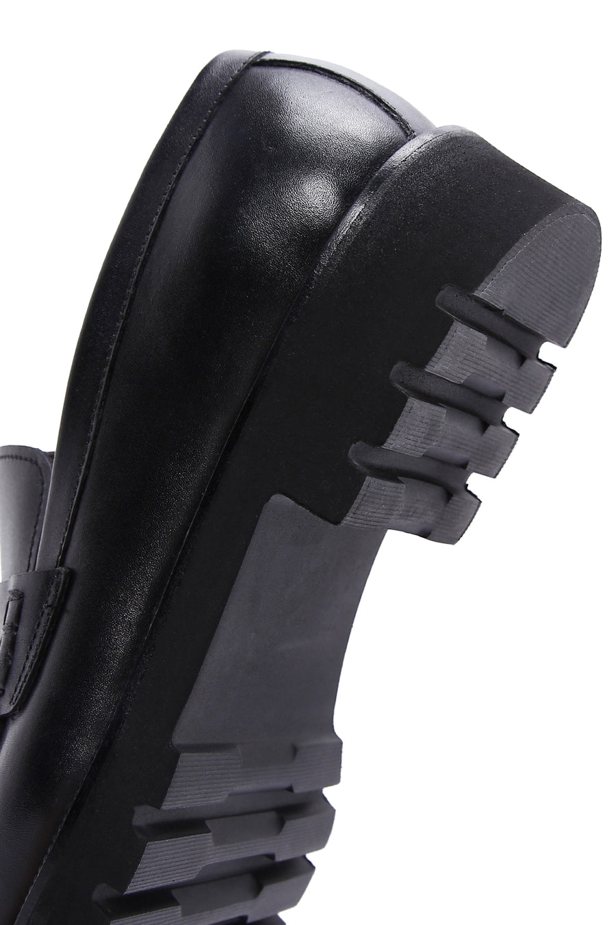Men's Black Leather Casual Loafer