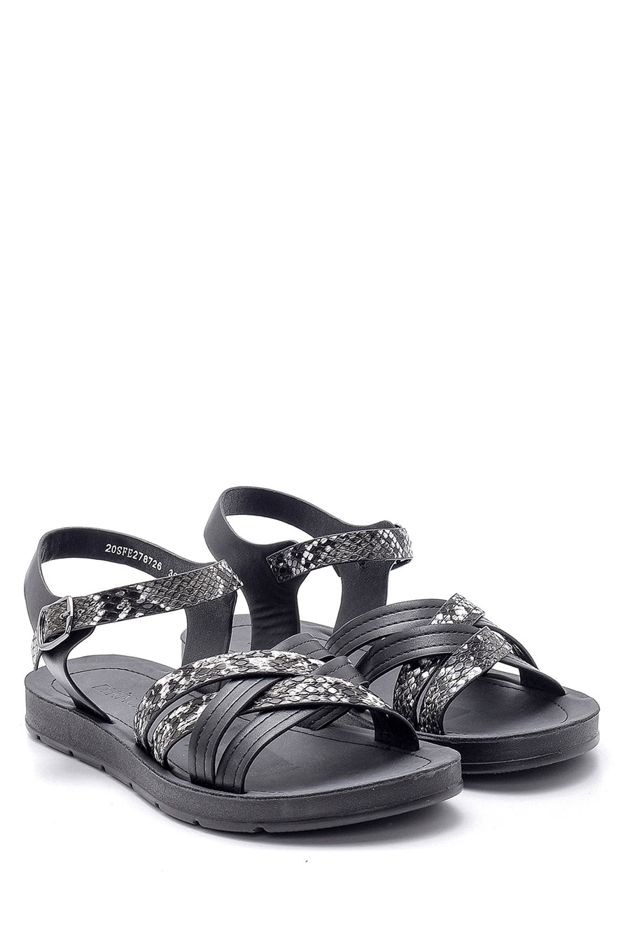 Women's Snakeskin Patterned Sandals