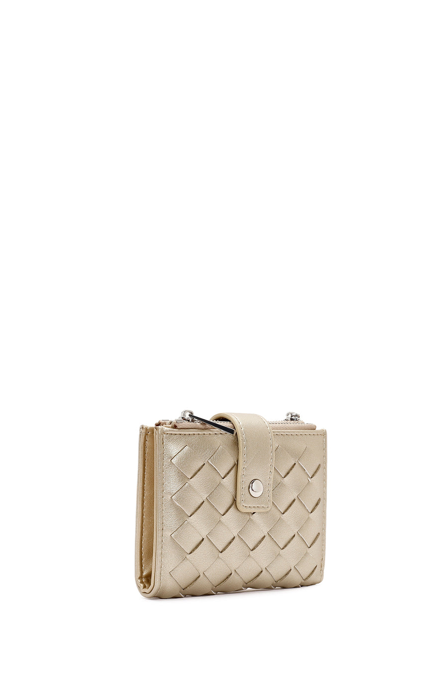 Women's Yellow Metallic Wallet