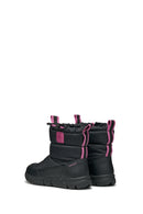 Geox Girls Black Mongolia Waterproof Fabric Boots | Derimod