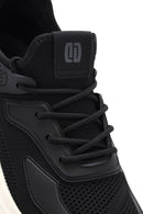 Men's Black Lace-Up Thick Sole Sneaker | Derimod