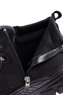 Men's Black Zippered Casual Nubuck Leather Boots | Derimod