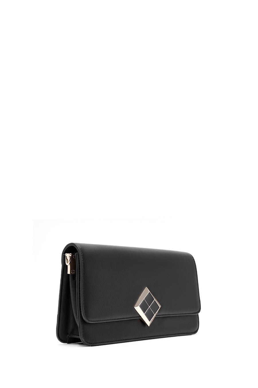 Women's Black Long Strap Shoulder Bag