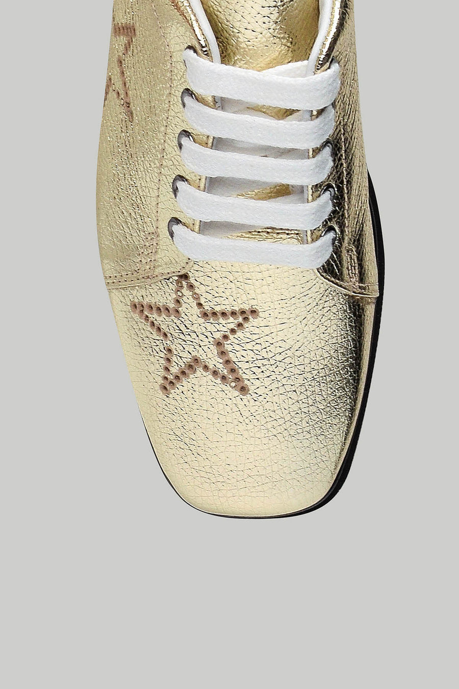 Yüksek Tabanlı Kadın Deri Sneaker