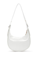 Women's White Crocodile Handbag | Derimod