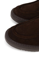 Male Brown Lace-Up Thick-Soled Suede Casual Boots | Derimod
