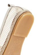 Women's Cream Leather Espadrilles | Derimod