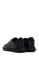 Men's Black Leather Casual Sneaker | Derimod