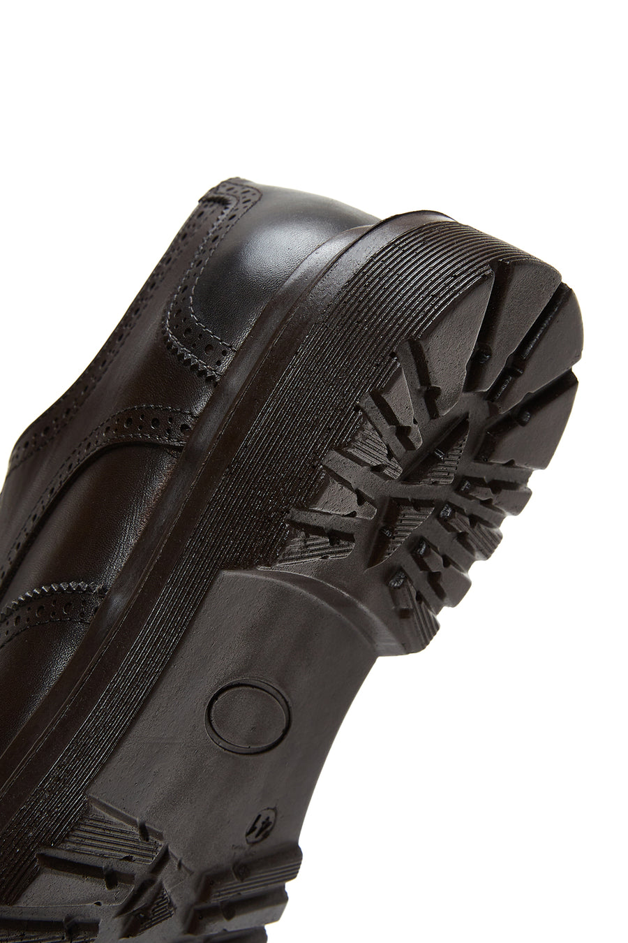 Men's Brown Leather Thick Soled Casual Shoes
