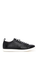 Men's Black Leather Sneaker | Derimod