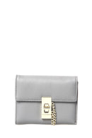 Kadın Gri Suni Deri Cüzdan | Derimod
