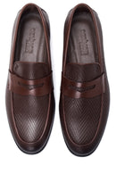 Erkek Deri Baskılı Loafer | Derimod