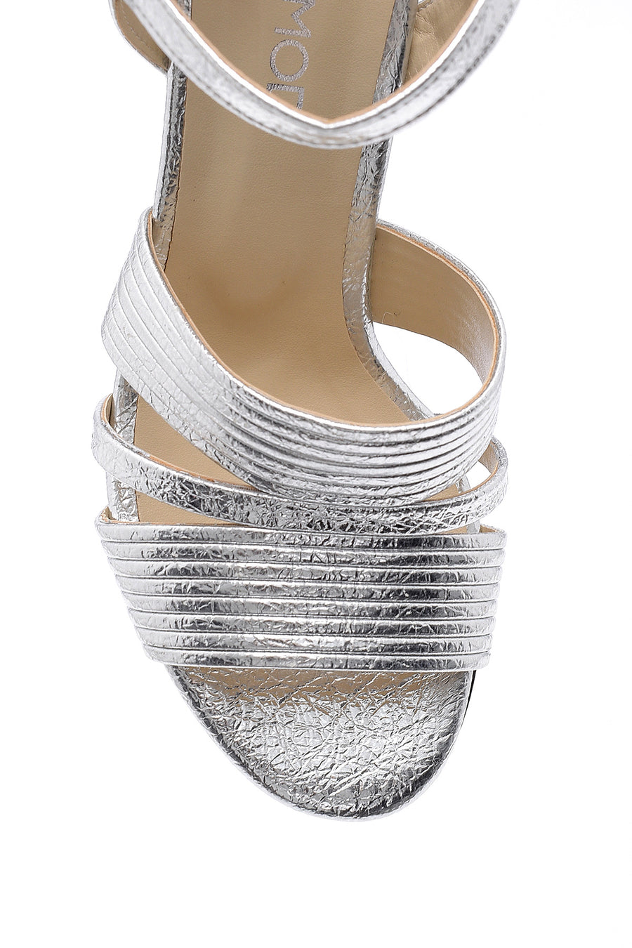 Women's Metallic Heeled Sandals