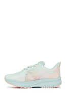 Derimod Zero Woman Green Lace-Up Thick-Soled Fabric Sneakers | Derimod