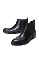 Men's Black Leather Boots | Derimod