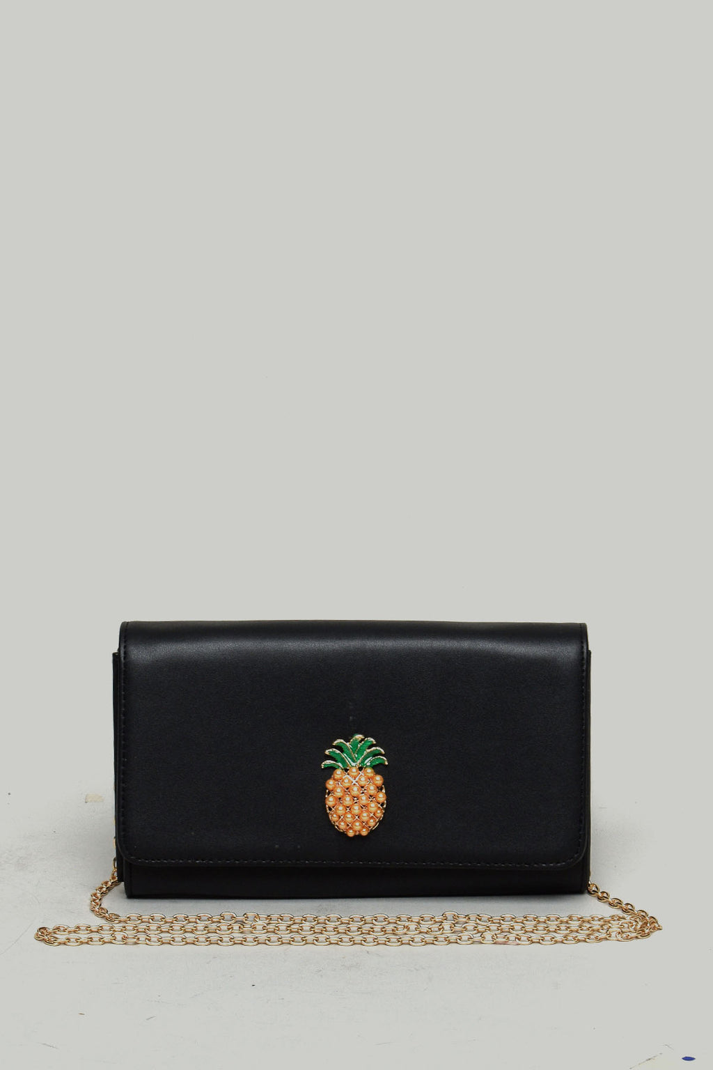 Ananas Detaylı Saten Kadın Çanta