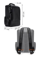 Men's Black Leather Backpack | Derimod