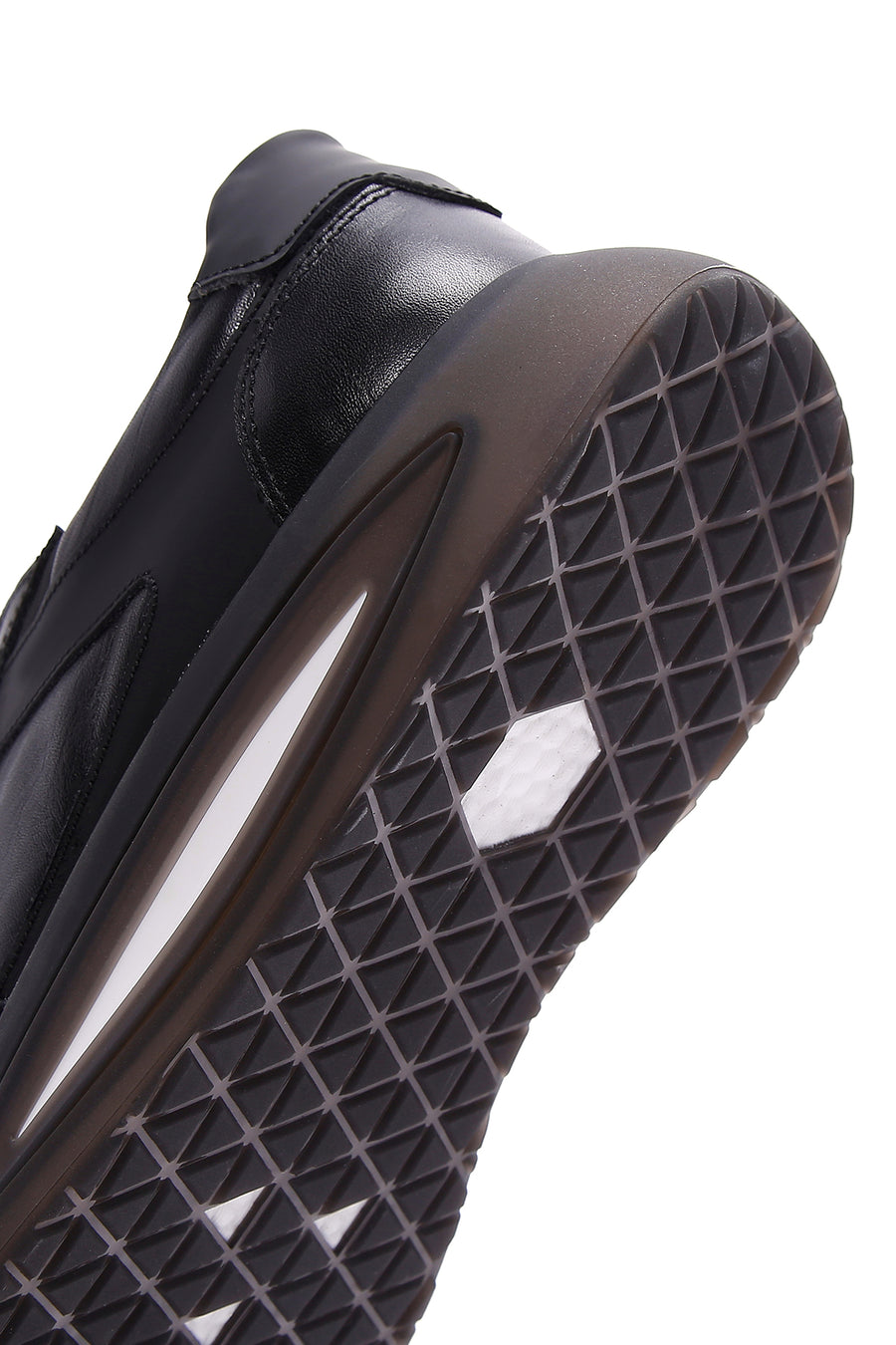 Men's Black Leather Sneaker