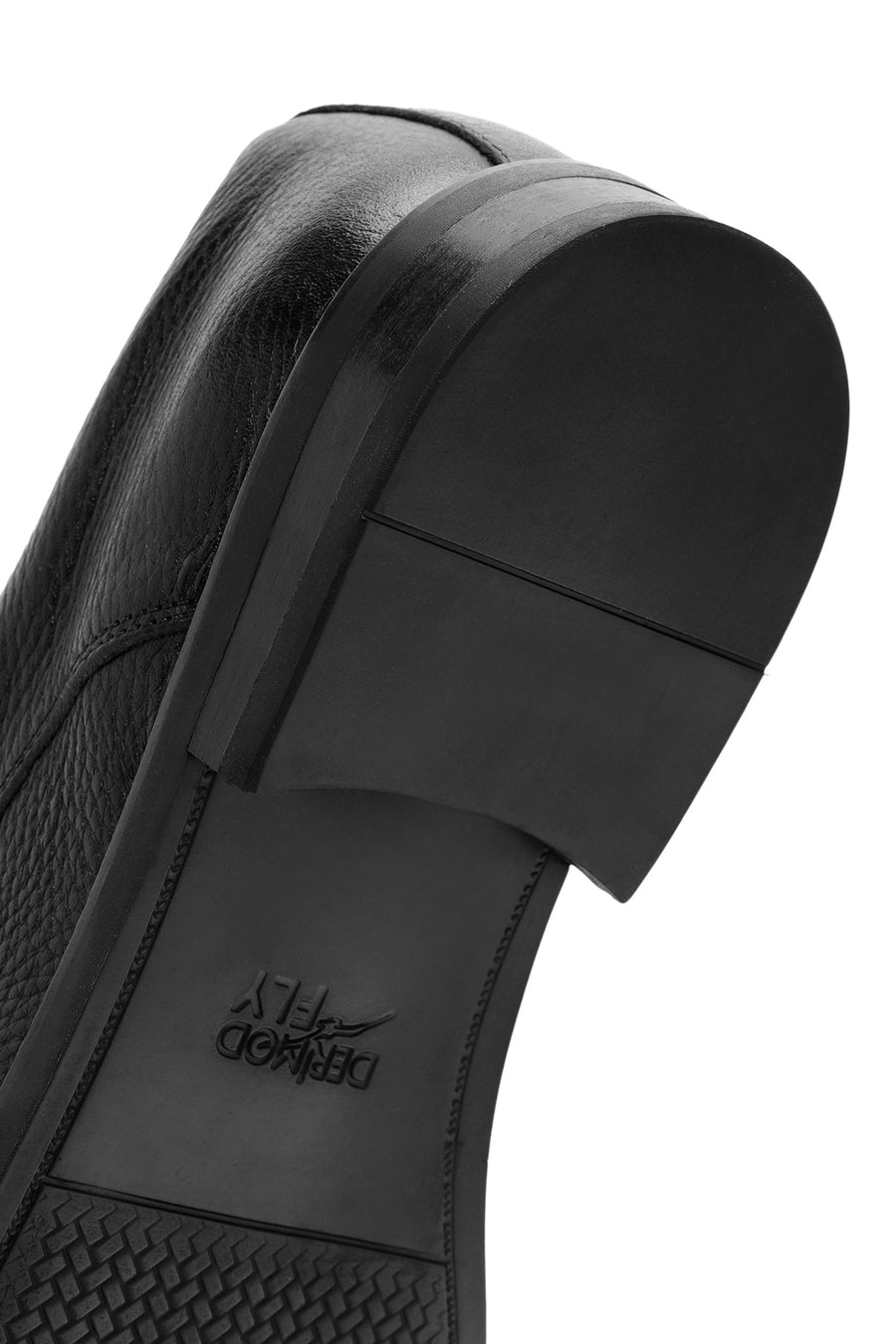 Men's Black Laced Leather Classic Shoes