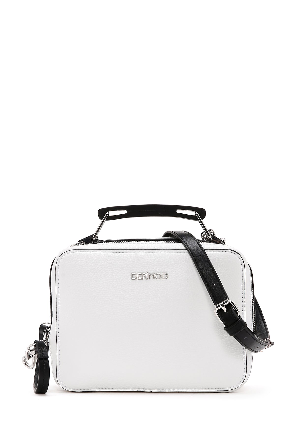 Women's White Long Strap Crossbody Bag 24SBD2419FT | Derimod