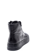 Men's Leather Zippered Boots | Derimod