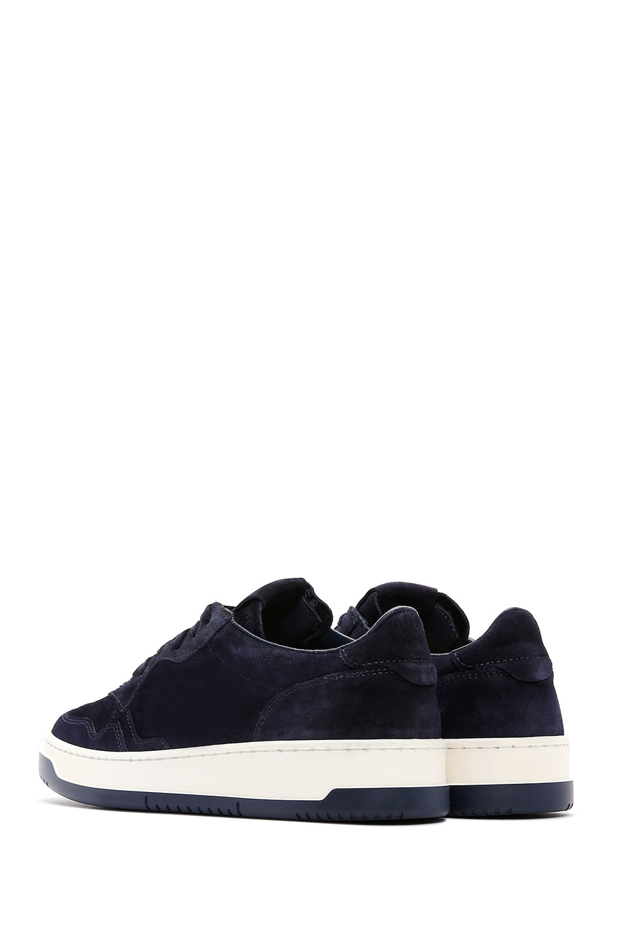 Erkek Lacivert Süet Deri Sneaker