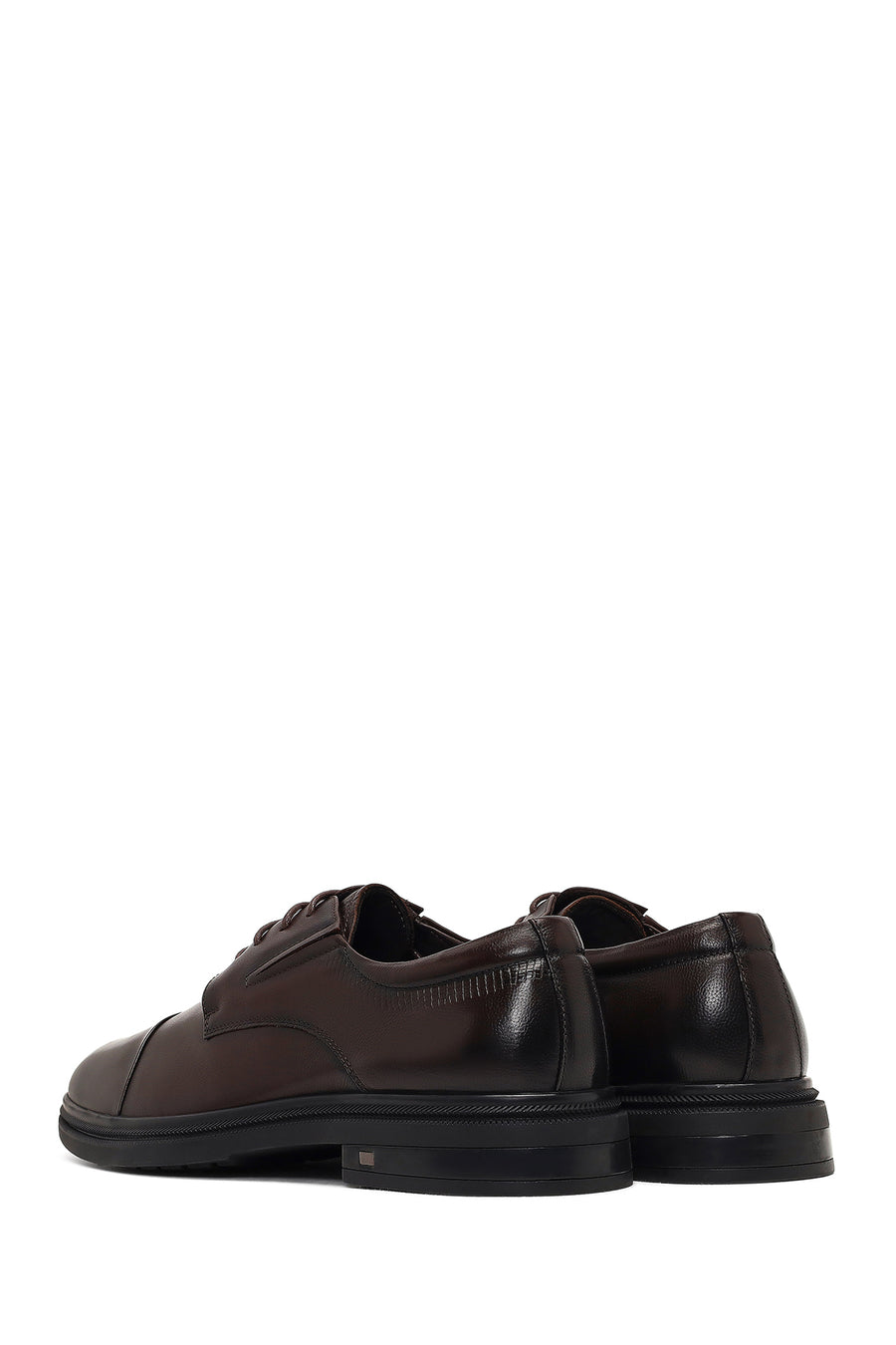 Men's Brown Lace-up Leather Classic Shoe