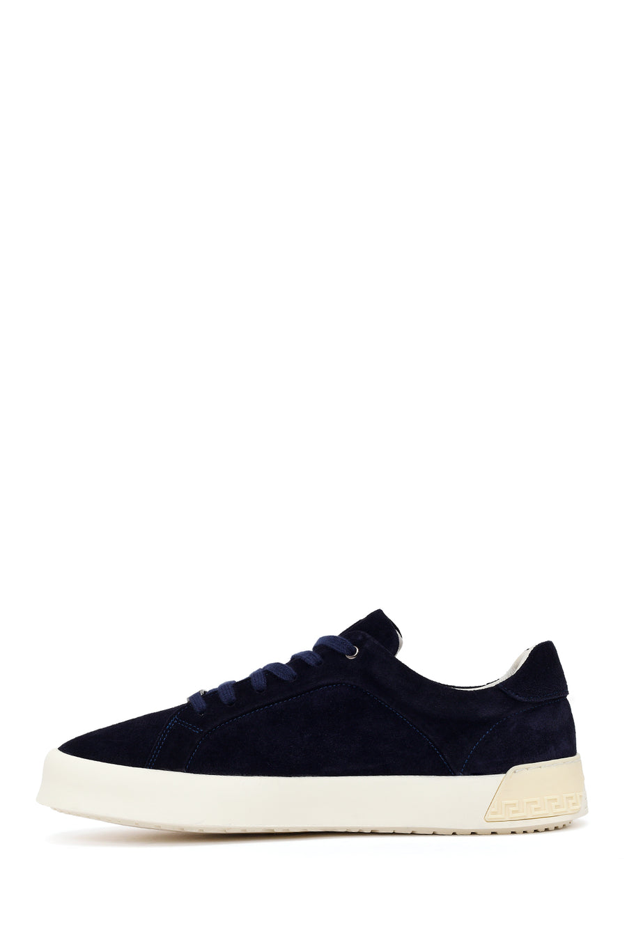 Derimod Fly Male Navy Blue Lace-up Suede Leather Sneaker