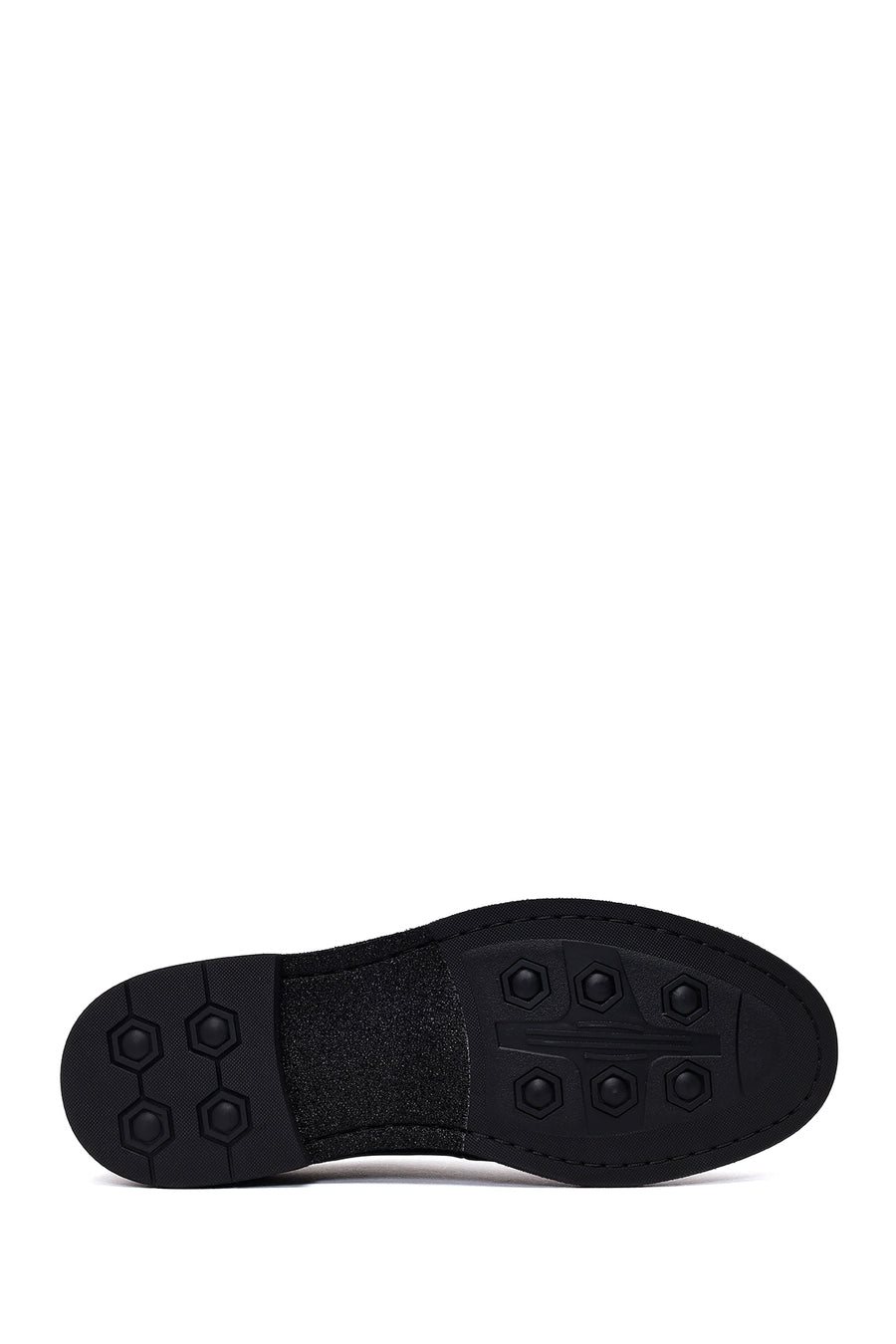 Male Black Lace-Up Leather Casual Shoes
