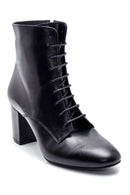 Women's Leather Heeled Boots | Derimod