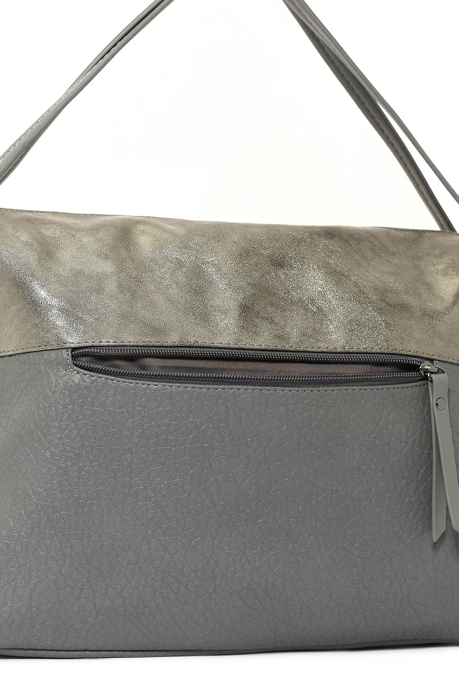 Women's Gray Long Strap Shoulder Bag