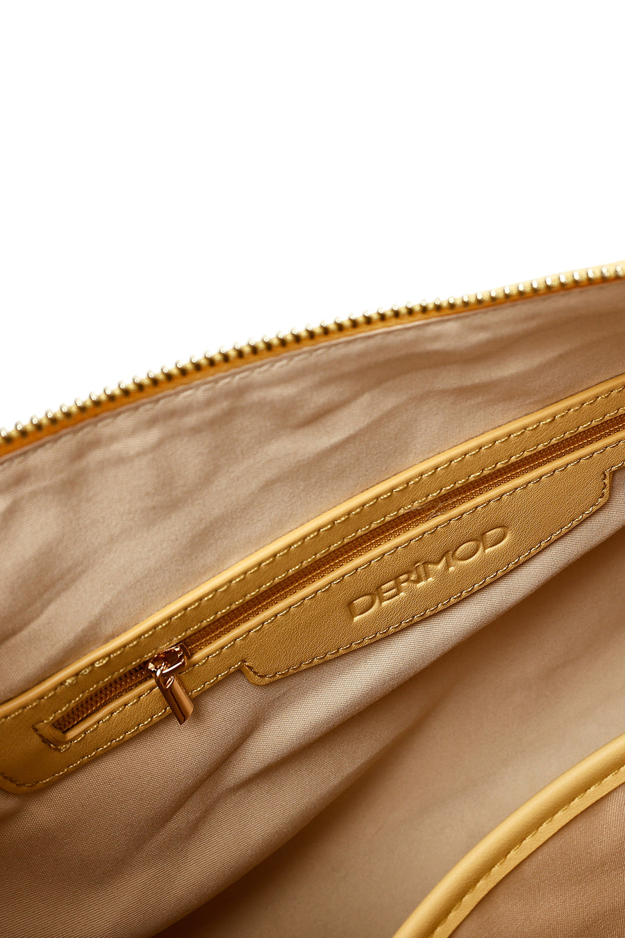 Women's Yellow Long Strap Accessory Detailed Printed Handbag