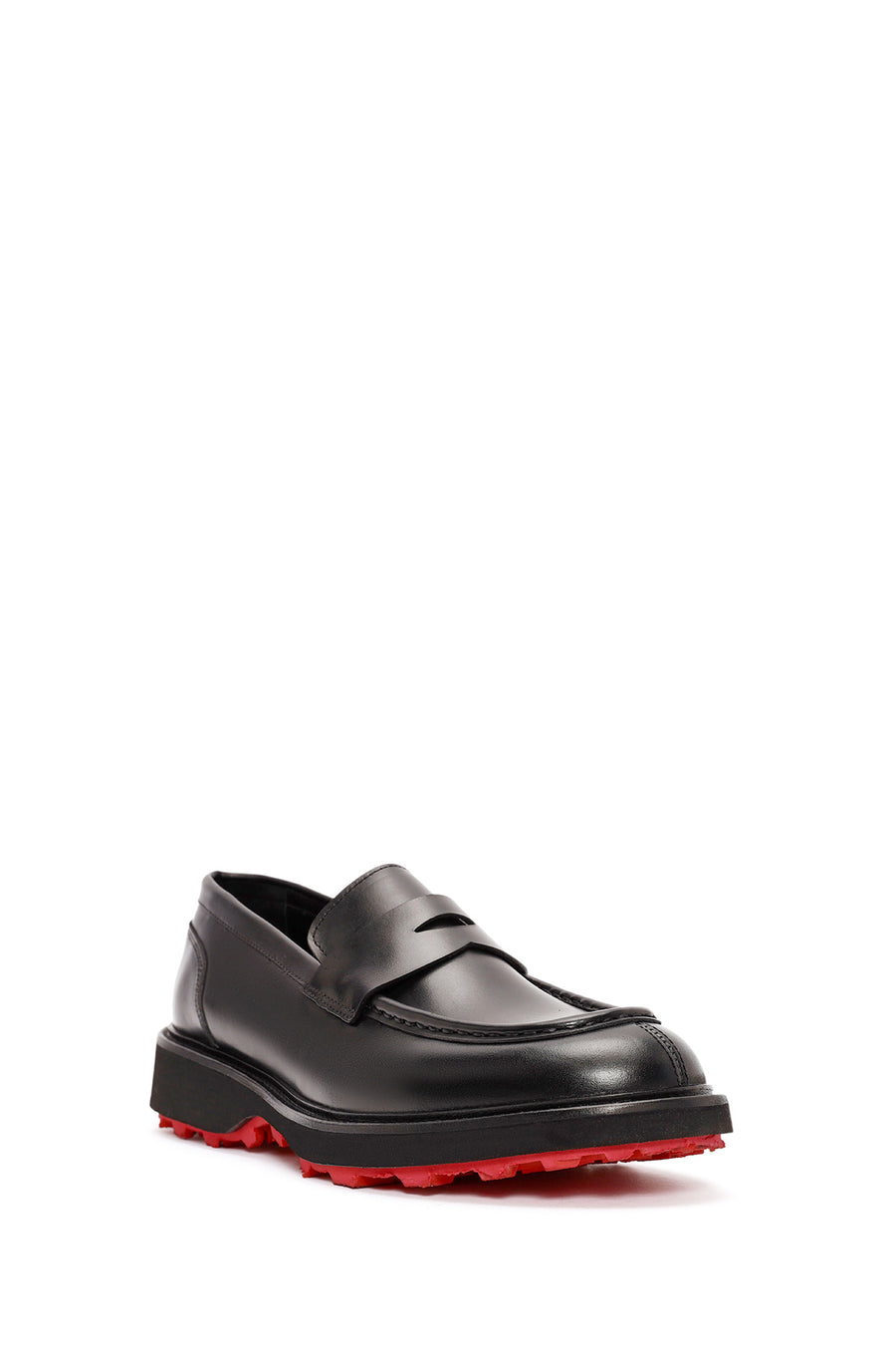 
Men's Black Leather Casual Loafer
