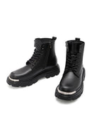 Men's Black Leather Boots | Derimod