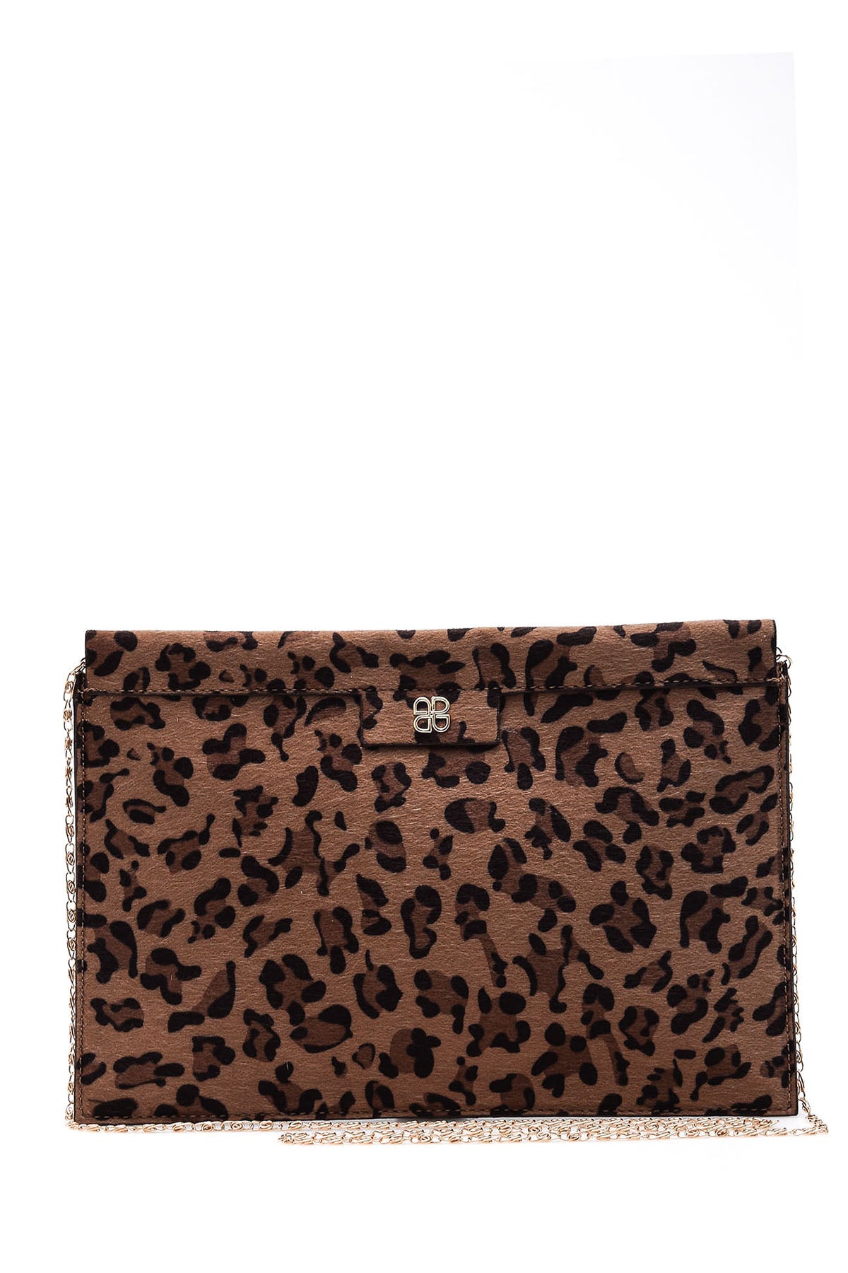 Women's Leopard Patterned Clutch Bag 19SBD290150 | Derimod