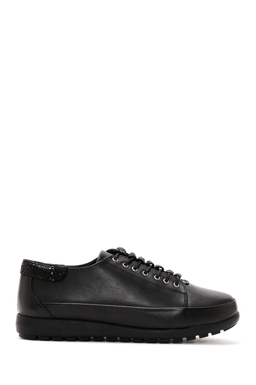 Kadın Siyah Deri Casual Sneaker 23SFD410718 | Derimod