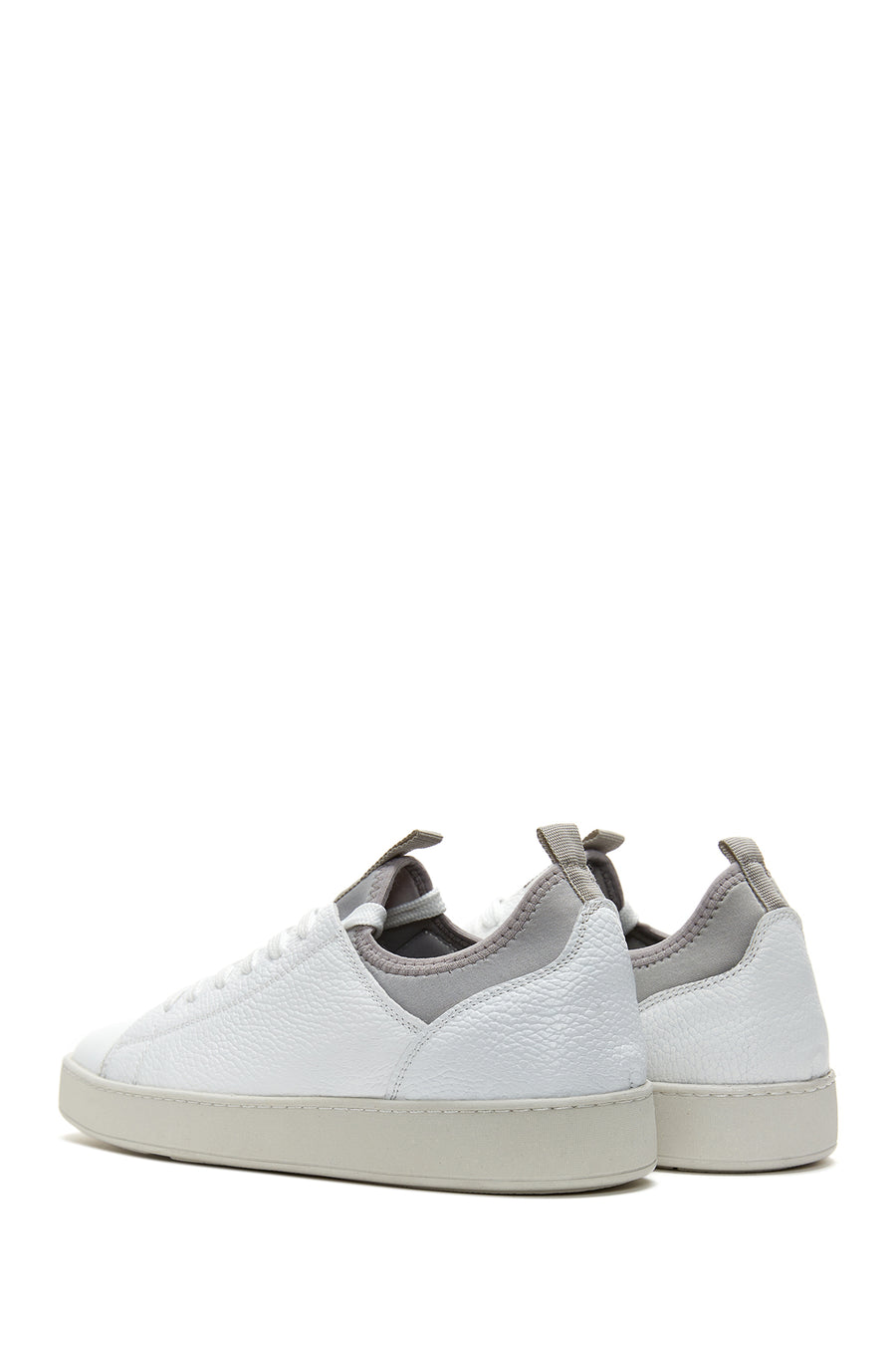 Men's White Leather Sneaker