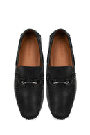 Erkek Siyah Tokalı Deri Casual Loafer | Derimod