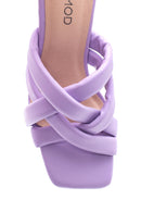 Women's Lilac Heeled Slippers | Derimod