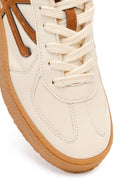Woman Beige Lace-up Sneakers | Derimod