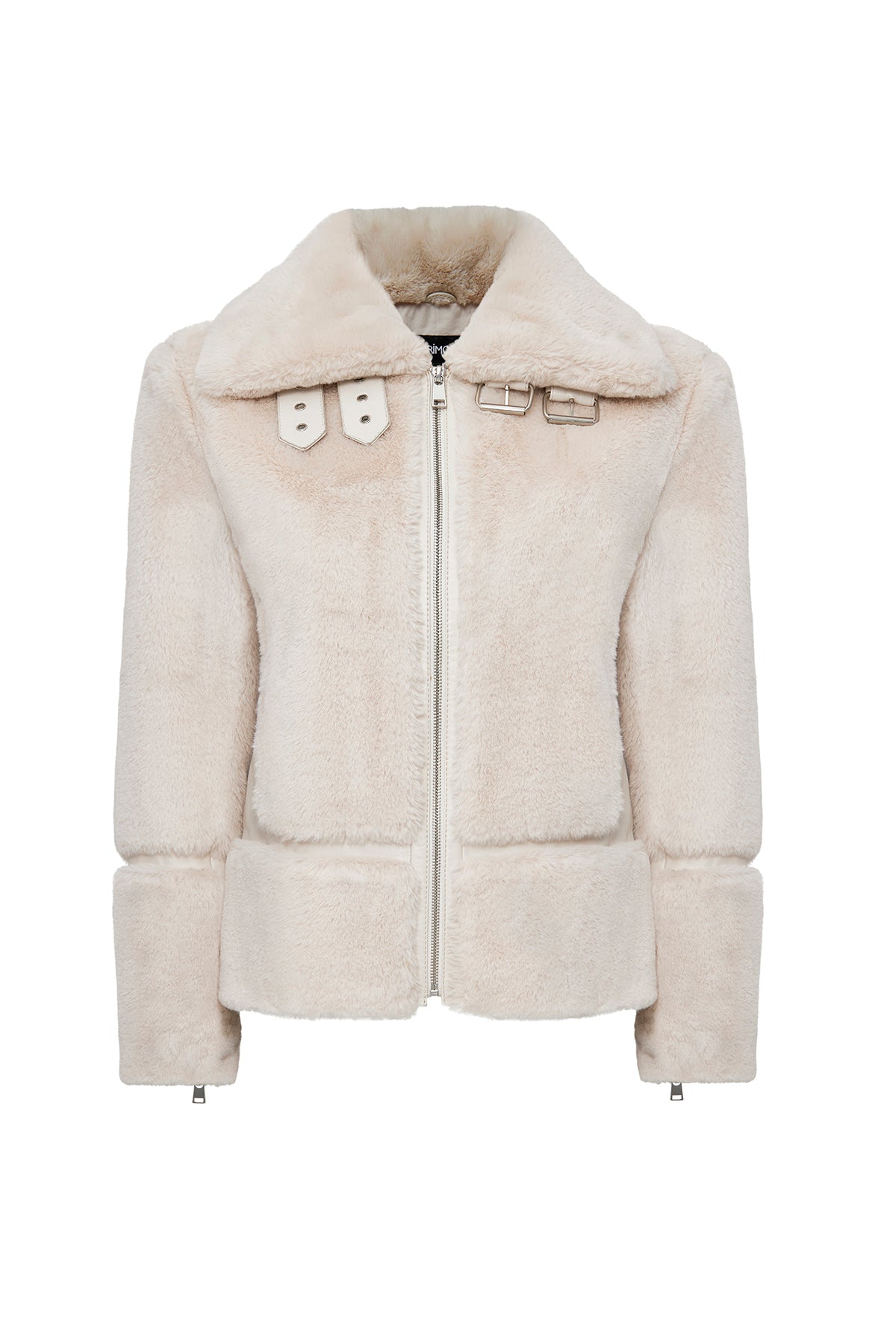 Sevilla Women's Beige Teddy Coat 23WGD5034FF | Derimod