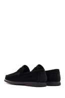 Derimod Fly Men's Black Suede Leather Casual Loafer | Derimod