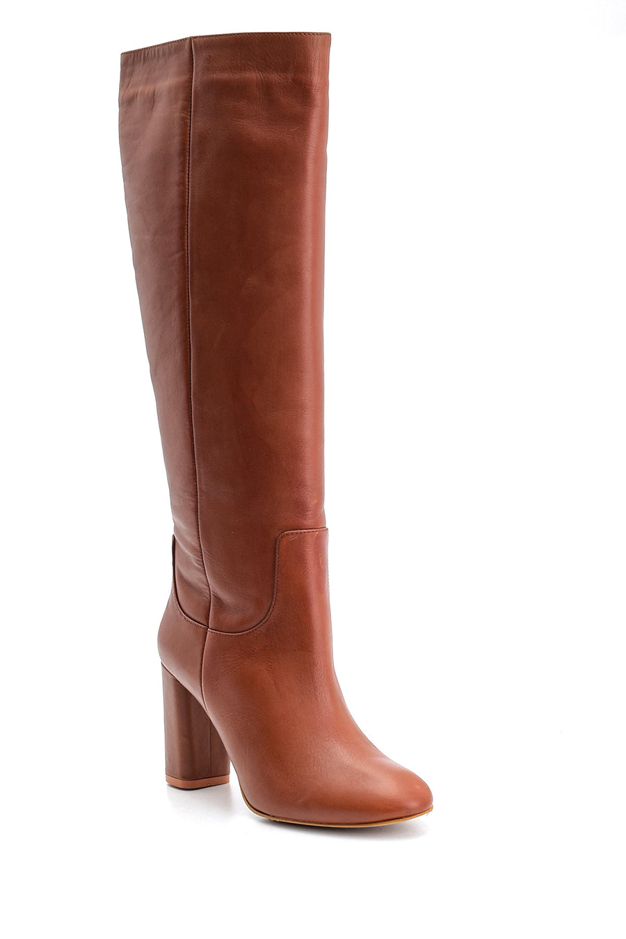 Women's Heeled Leather Boots