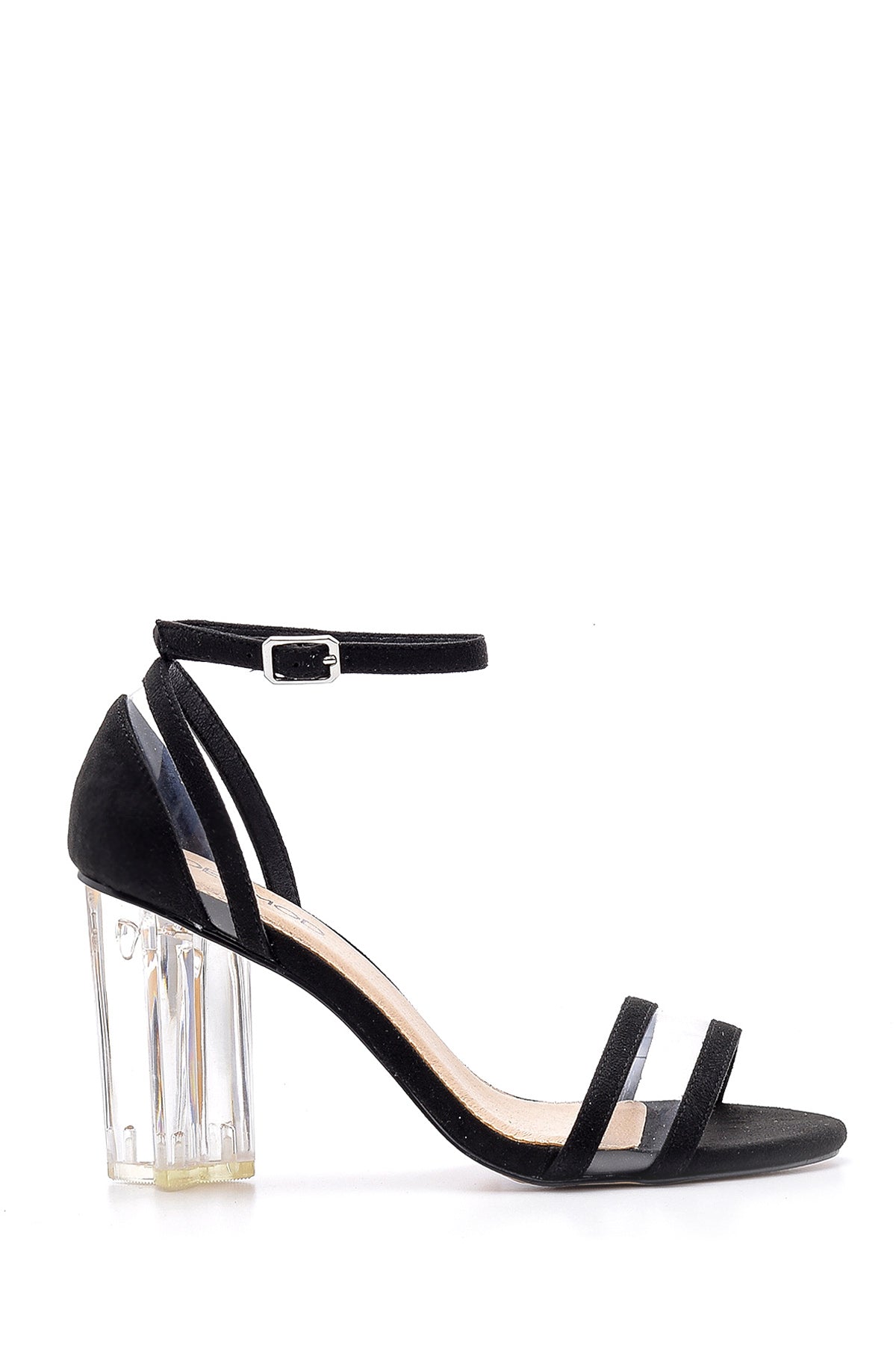 Women's Transparent Heeled Sandals 20SFD209514 | Derimod