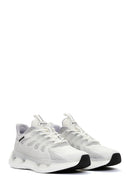 Men's White Gray Thick Soled Sneaker | Derimod