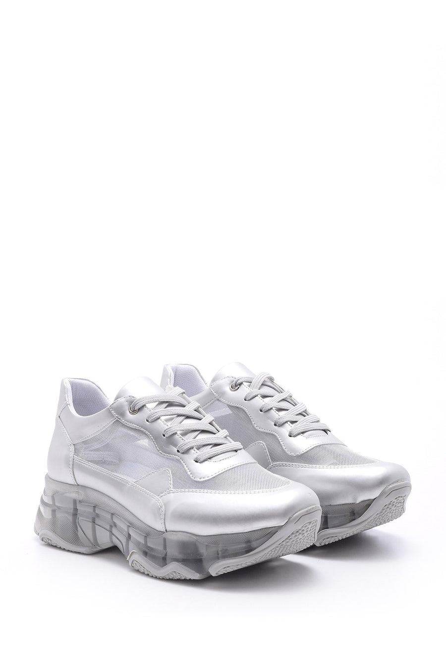 Kadın Şeffaf Tabanlı Sneaker