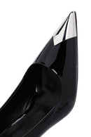 Women's Black Heeled Leather Shoes | Derimod