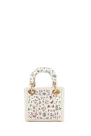 Woman Multicolored Patterned Mini Evening Bag with Long Chain Strap | Derimod
