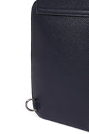 Male Navy Mini Crossbody Bag | Derimod