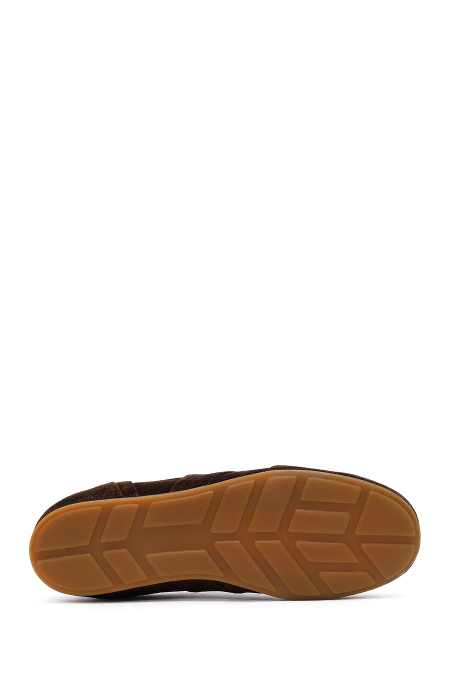 Women's Brown Lace-up Suede Leather Sneaker